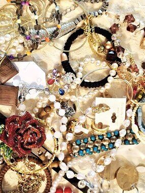 Lot #11 Mixed Lot of Jewelry 48 Pieces New & Pre-Owned 1.8 lbs
